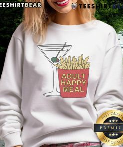 Awesome Adult Happy Meal Sweatshirt featuring a fun design, perfect for casual wear and fast food lovers.