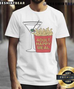 Awesome Adult Happy Meal T-Shirt featuring vibrant graphics and playful design, perfect for casual outings and fun events.