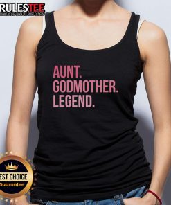 Awesome Aunt Godmother Legend Tank Top featuring a stylish design, perfect for celebrating special family moments.