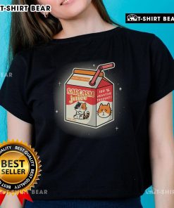Awesome calico cat graphic on a sarcasm juice tee for ladies, featuring 100 negative thoughts design.