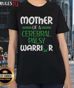Awesome CP mom wearing a green ribbon awareness tee, celebrating her strength as a cerebral palsy warrior.