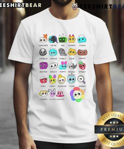 Awesome Dandy's World Costume T-Shirt featuring vibrant Dandy's World characters for fans and cosplay enthusiasts.