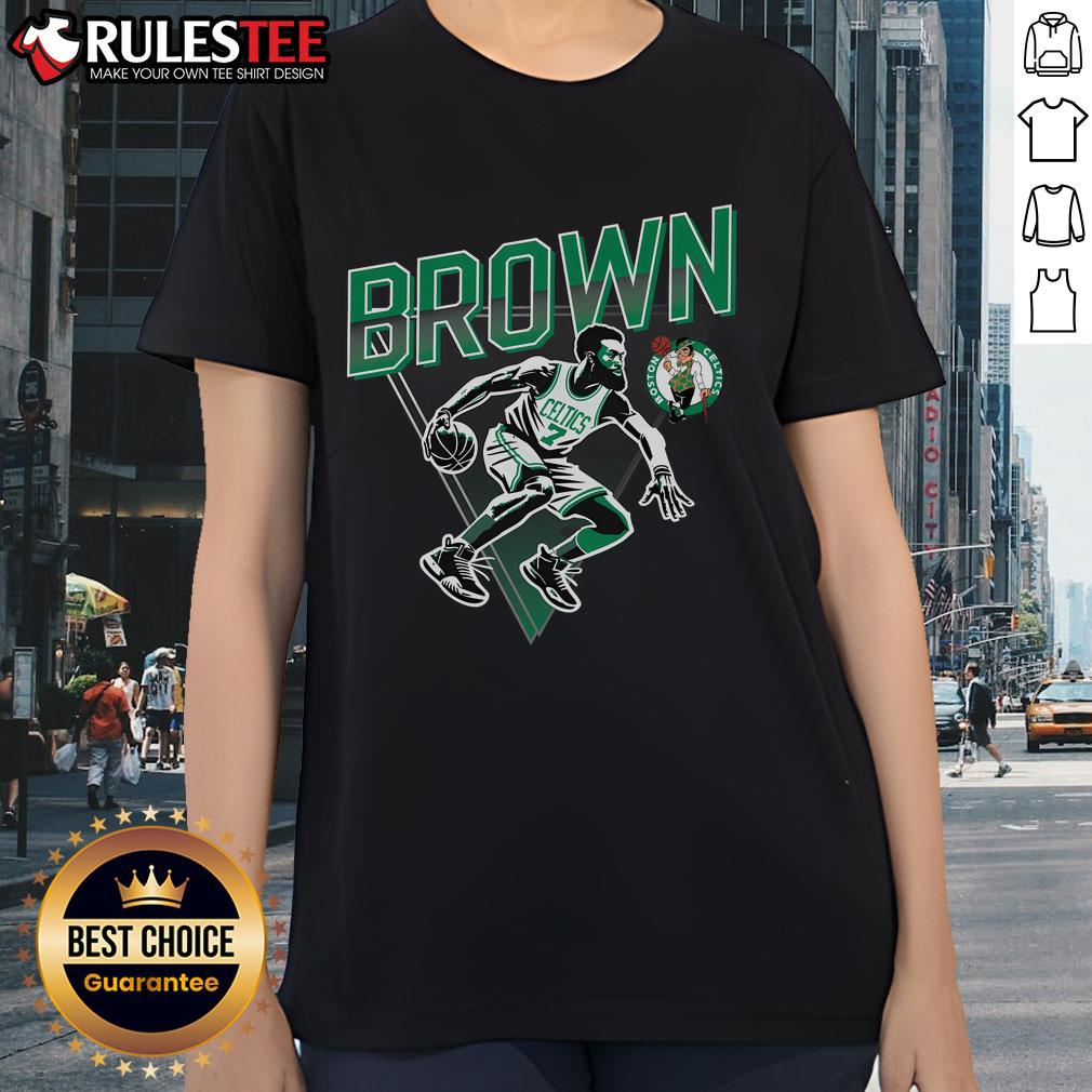 Awesome Draftkings X Nbpa Jaylen Brown Ladies Tee Awesome DraftKings x NBPA Jaylen Brown ladies tee featuring stylish design and vibrant colors for basketball fans.