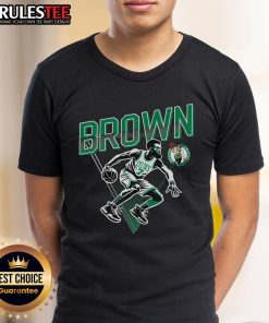 Awesome DraftKings x NBPA Jaylen Brown T-shirt featuring vibrant graphics and a comfortable fit for fans and players alike.