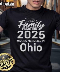 Awesome Family Vacation 2025 T-Shirt featuring fun Ohio design for making unforgettable memories together.