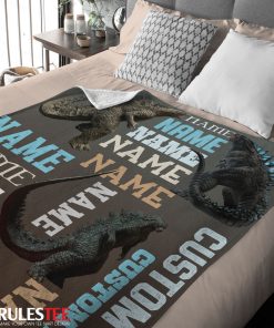 Awesome Godzilla Blanket Fleece Customized Blanket