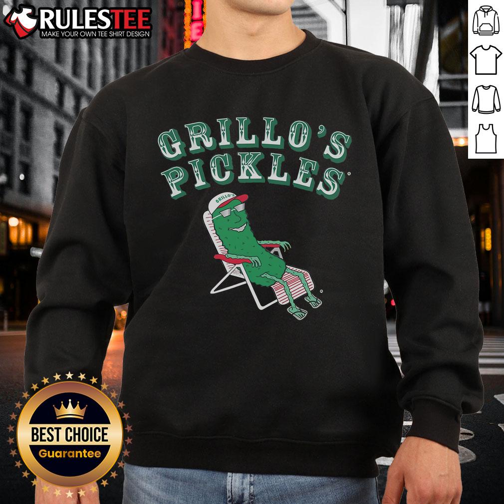 Awesome Grillo'S Pickles Sweatshirt Awesome Grillos Pickles sweatshirt featuring vibrant graphics and a cozy design, perfect for pickle lovers and casual wear.
