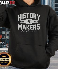 Awesome History Makers Est 2003 Hoodie in black, showcasing a stylish design perfect for history enthusiasts.