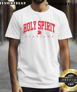 Alt Text: Awesome Holy Spirit Spartans logo T-shirt featuring a vibrant design, perfect for fans and supporters of the Spartans.