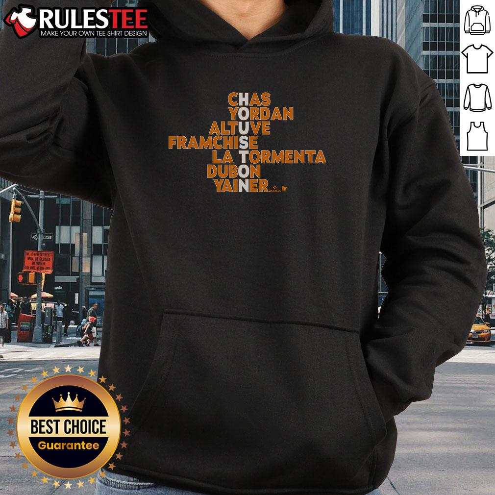 Awesome Houston Baseball Mlb Names 2025 Hoodie Awesome Houston Baseball MLB Names 2025 Hoodie featuring vibrant team colors and stylish design for fans.