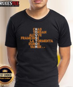 Alt Text: Awesome Houston Baseball MLB Names 2025 T-Shirt featuring vibrant graphics and team colors, perfect for fans.