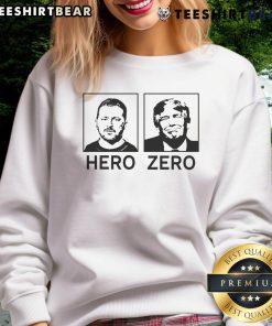 Awesome I Stand With Ukraine sweatshirt featuring a portrait of Zelensky, blending heroism and modern art.