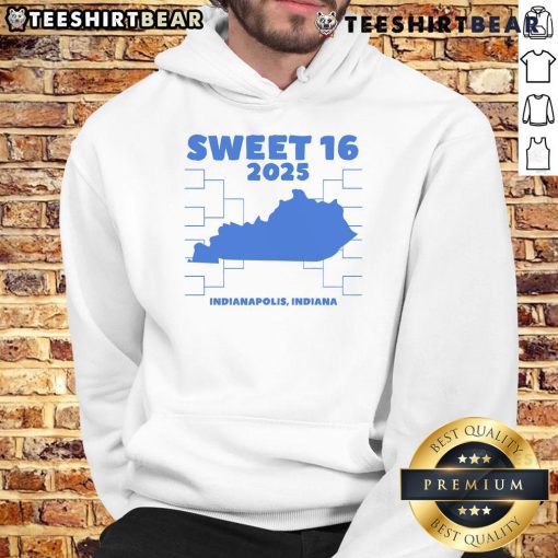 Alt Text: Awesome Indianapolis Indiana Sweet 16 2025 hoodie featuring bold graphics and vibrant colors, perfect for fans.
