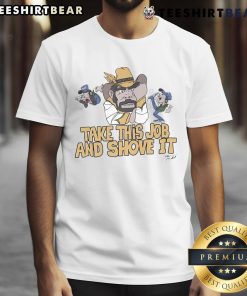 Awesome Johnny Paycheck Take This Job And Shove It T-Shirt featuring bold graphics and a classic design for fans.
