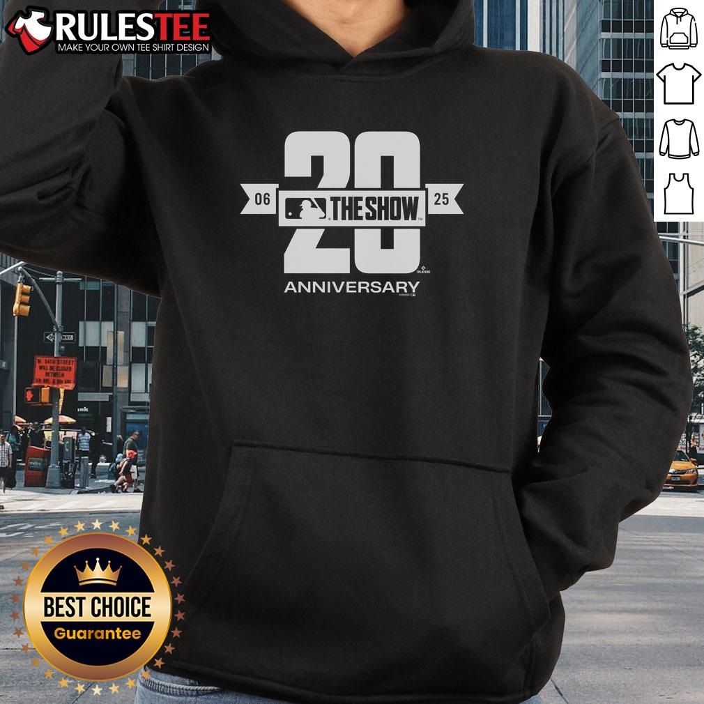 Awesome Mlb The Show 20Th Anniversary Hoodie Awesome MLB The Show 20th Anniversary Hoodie featuring vibrant graphics and a comfortable fit for baseball fans.