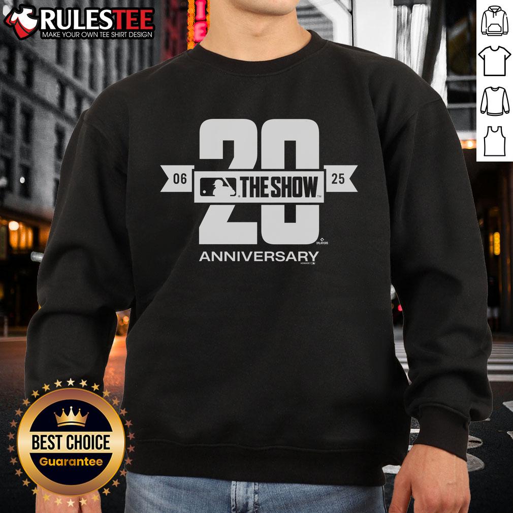 Awesome Mlb The Show 20Th Anniversary Sweatshirt Awesome MLB The Show 20th Anniversary sweatshirt featuring vibrant graphics and comfortable design for baseball fans.