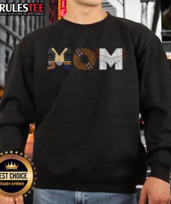 Alt Text: Awesome Mom sweatshirt for Mother's Day and birthdays, featuring stylish text design perfect for celebrating moms.