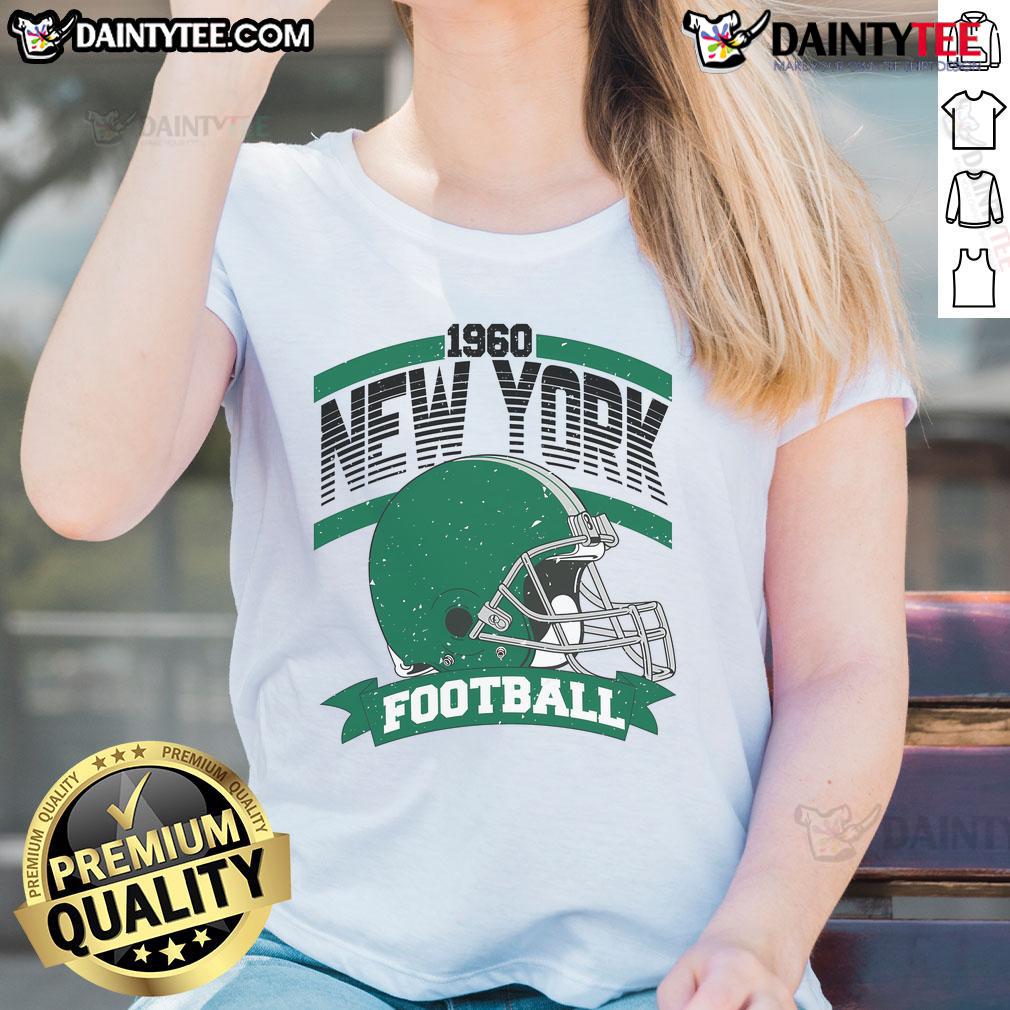Awesome New York 1960 Football Team Supporter Ladies Tee Awesome New York 1960 football team supporter ladies tee showcasing vintage style and team spirit.