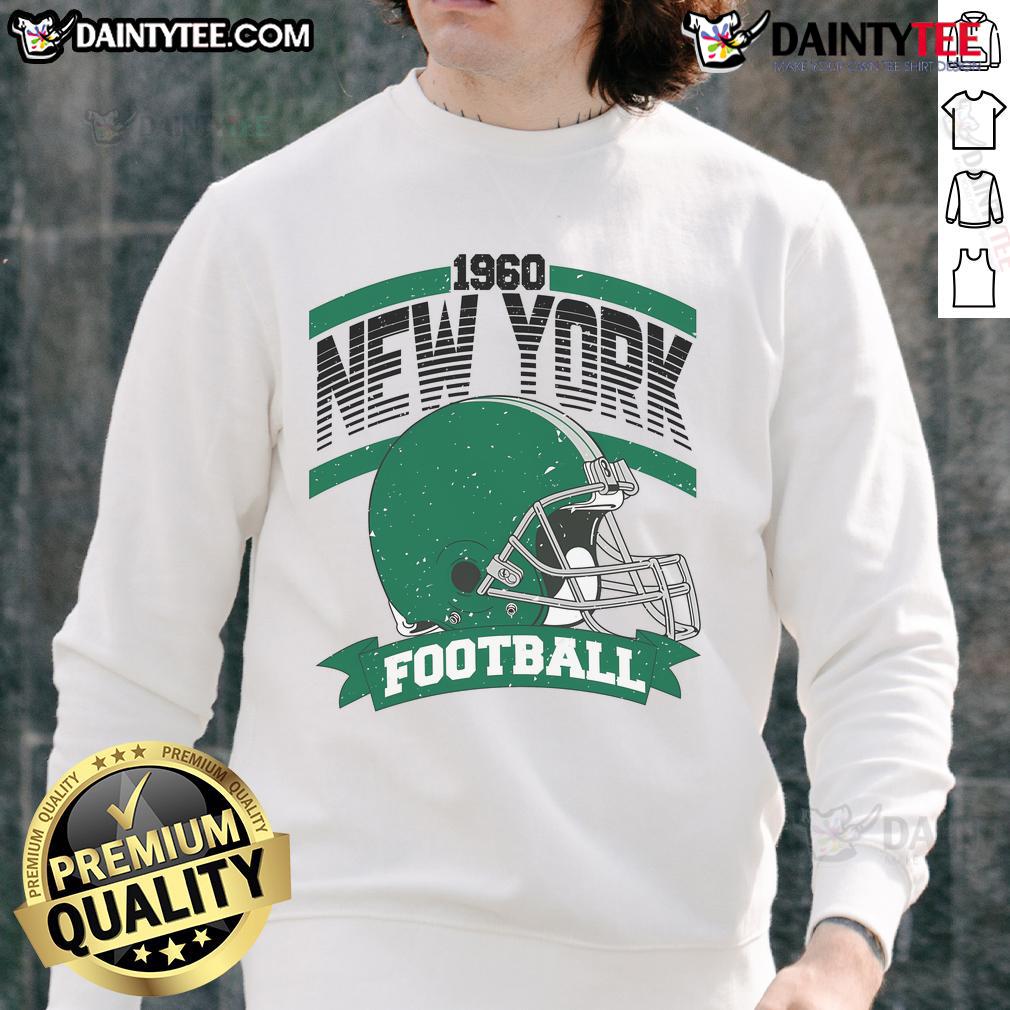Awesome New York 1960 Football Team Supporter Sweatshirt Vintage Awesome New York 1960 football team supporter sweatshirt in classic style, perfect for fans and collectors.