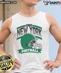 Awesome New York 1960 Football Team Supporter Tank Top showcasing vintage design and team spirit for fans.