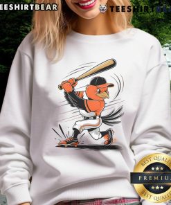 Awesome Orioles bird sweatshirt for Orioles lovers, featuring a vibrant design showcasing the beloved bird.