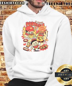 Awesome Portable Video Games Rad Retro Gamer Hoodie in vibrant colors, perfect for gaming enthusiasts and stylish comfort.