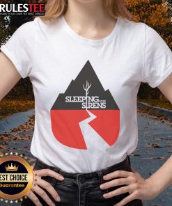 Awesome Sleeping With Sirens classic ladies tee featuring vibrant design, perfect for fans of the band and stylish comfort.