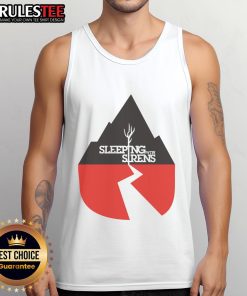 Awesome Sleeping With Sirens tank top featuring unique ears and eyes design, perfect for fans of the band.