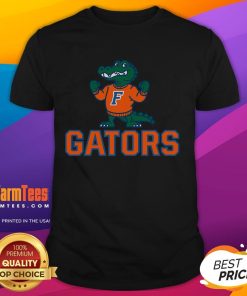 Awesome Vintage Gators Throwback T-Shirt featuring retro design and vibrant colors, perfect for fans of vintage sports apparel.