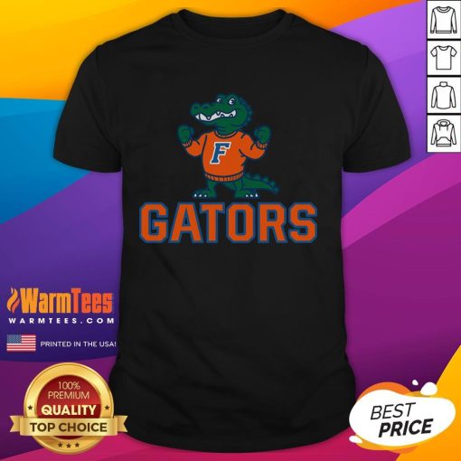 Awesome Vintage Gators Throwback T-Shirt featuring retro design and vibrant colors, perfect for fans of vintage sports apparel.