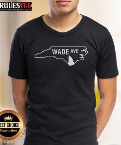 Awesome Welcome To Wade Ave Map T-Shirt featuring a vibrant design of Wade Avenue's map in stylish graphics.
