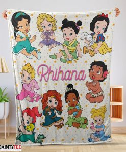 Baby Disney Princess Blanket Customize Blanket