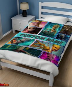 Baby Groot Guardians Of The Galaxy Blanket Fleece Customized Blanket