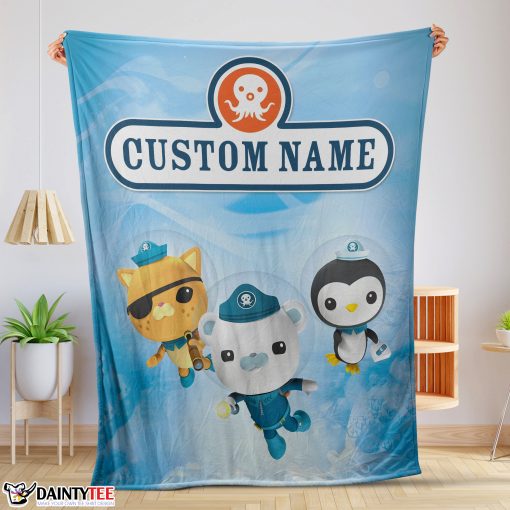 BBC The Octonauts Velveteen Cute Blanket Fleece Customized Blanket