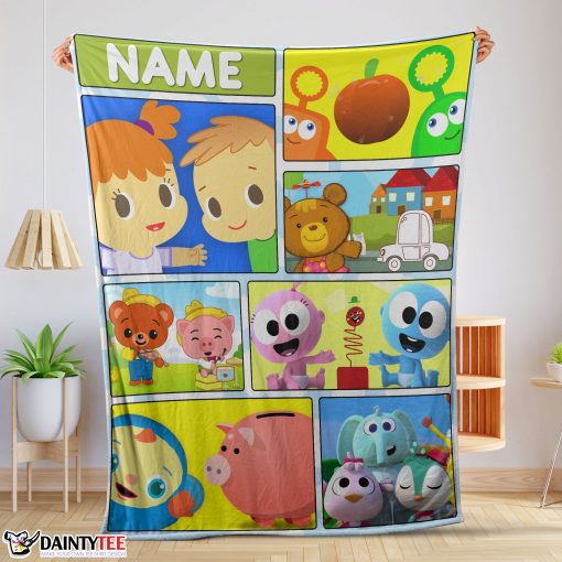 Cartoon Baby First TV Quilt Velveteen Cute Blanket Fleece Customized Blanket