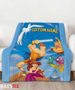 Cartoon Disney Hercules With Friends Blanket Fleece Customized Blanket