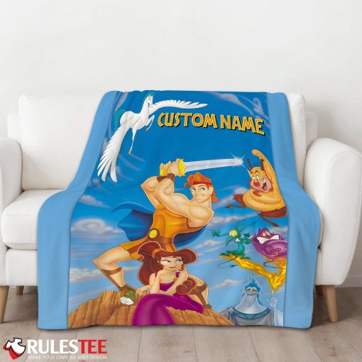 Cartoon Disney Hercules With Friends Blanket Fleece Customized Blanket