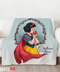 Cartoon Disney Snow White Princess Blanket Fleece Customized Blanket