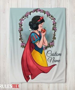 Cartoon Disney Snow White Princess Blanket Fleece Customized Blanket