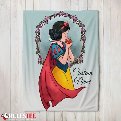 Cartoon Disney Snow White Princess Blanket Fleece Customized Blanket