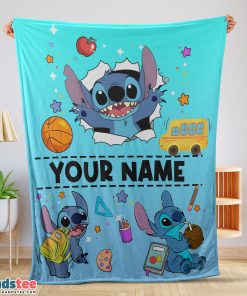 Cartoon Disney Stitch Super Cozy Blanket Customize Blanket