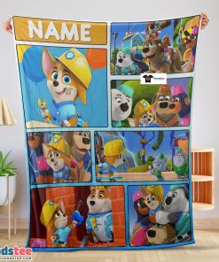 Cartoon PAW Patrol Baby Animals Blanket Fleece Customized Blanket