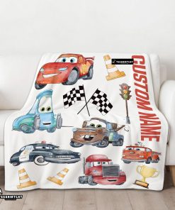 Cartoon Pixar Cars Cute Character Blanket Fleece Customized Blanket