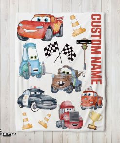 Cartoon Pixar Cars Cute Character Blanket Fleece Customized Blanket