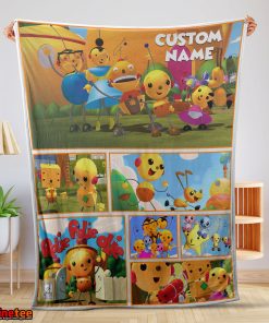 Cartoon Rolie Polie Olie Blanket Fleece Customized Blanket