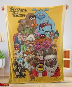 Cartoon Style The Muppet Show All Character Blanket Fleece Customized Blanket