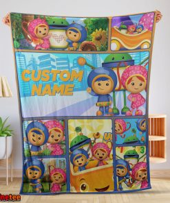Cartoon Team Umizoomi Cute Blanket Fleece Customized Blanket