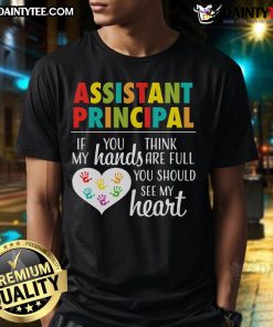 Cute Assistant Principal Appreciation T-Shirt featuring a fun design celebrating school leadership and support for educators.