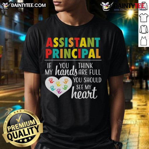 Cute Assistant Principal Appreciation T-Shirt featuring a fun design celebrating school leadership and support for educators.