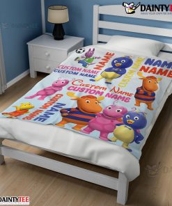 Cute Backyardigans Characters Blanket Fleece Customized Blanket